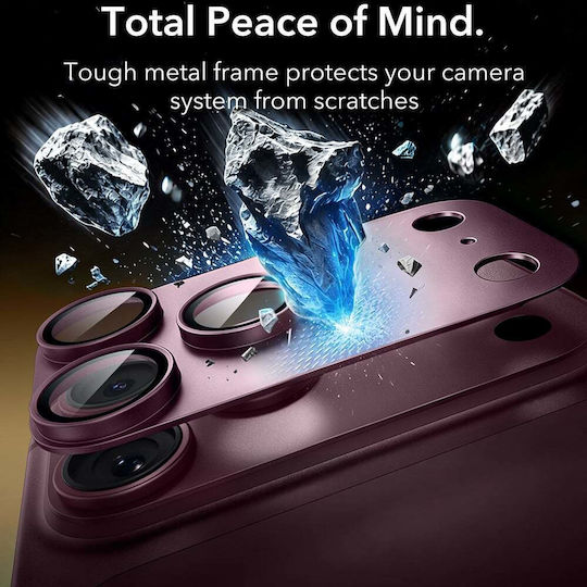 ESR Armorite Pro Apple iPhone 18 Pro Rear Camera Protection Case Tempered Glass Dark Violet