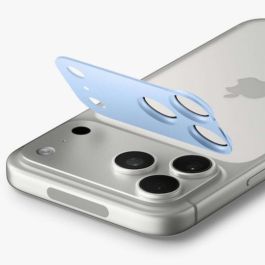 Thermally Adhesive Protective Film Rear Camera Spigen Glas.tR Ez Fit Optik Pro XL Apple iPhone 18 Pro Tempered Glass Blue AGL12037