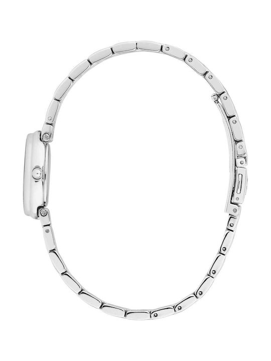 Men's Battery Watch with Silver Steel Bracelet