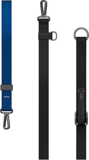 Каишка За Врата За Телефон Uniq Vista Flex 2-в-1 Черно-Синя