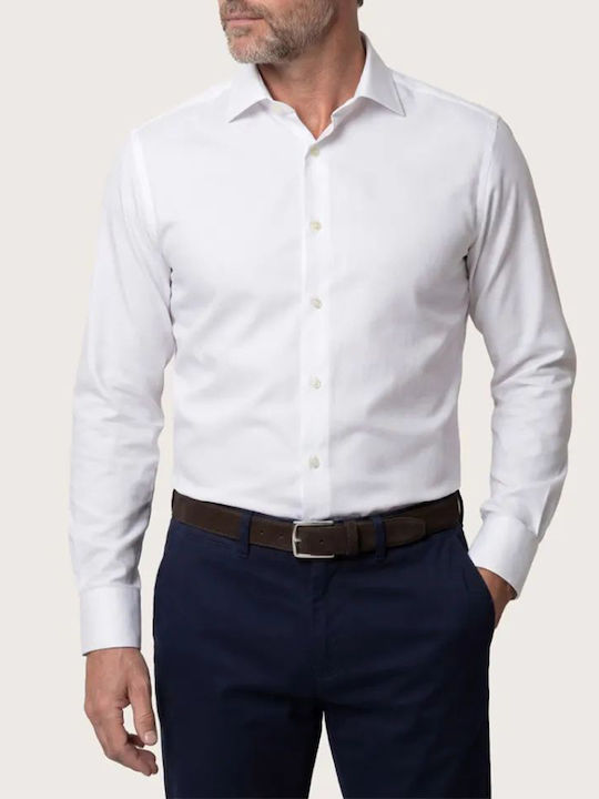 Camicissima Βαμβακερό Πουκάμισο Slim-Fit White