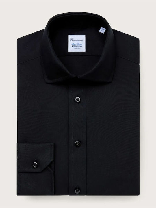 Long Sleeve Shirt Narrow Fit Black