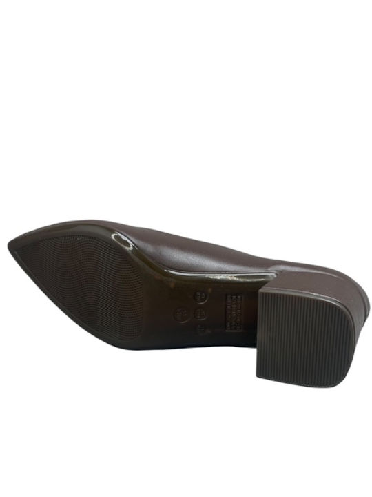 Pumps Mit Mittelhohem Braunen Absatz GY-08587-2-1