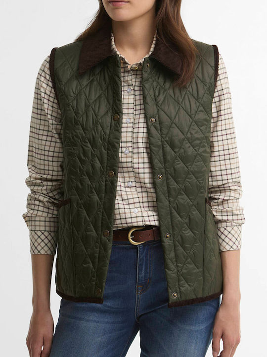 Barbour Gilet Damen Jacken für Winter Olive/Shadow Classic