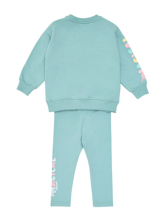 Kinderbekleidungssets mit Leggings Winter 2 Stück Mint
