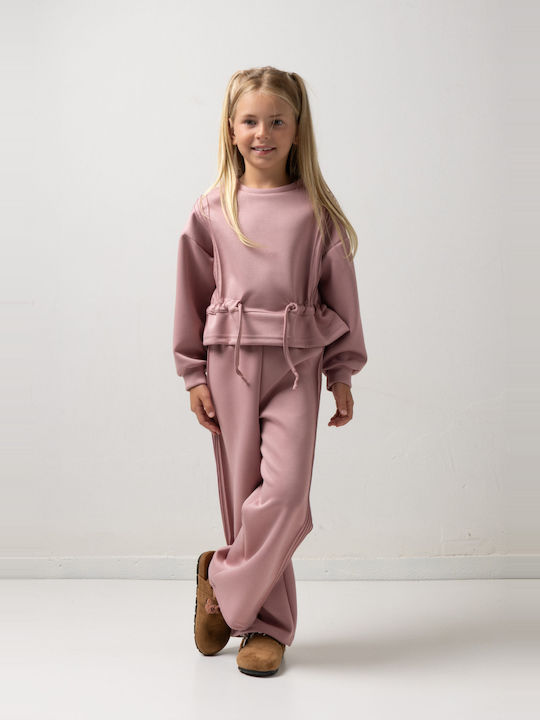 Kids Set with Pants Winter 2 Pieces Brown