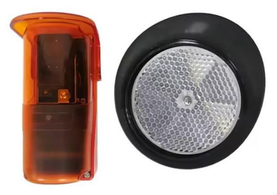 Fotocelulă pentru Ușa de Garaj cu Reflector și Distanță 15m Filtru Lentilă și Reglaj