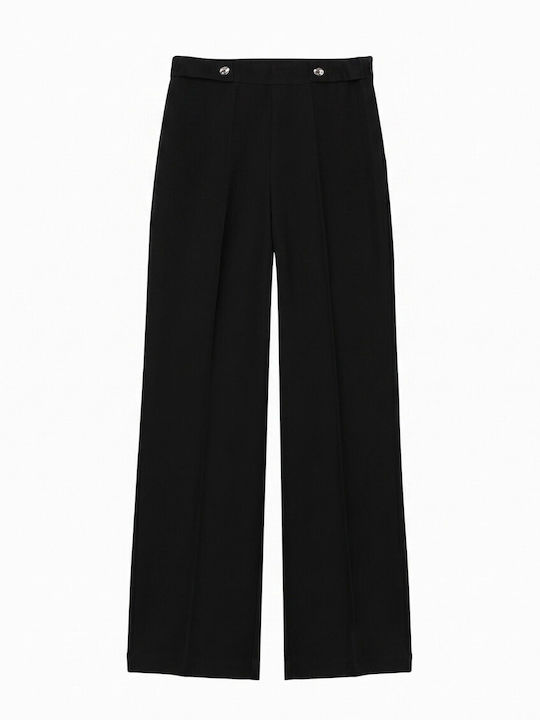 Women's Pantaloons in Straight Leg Black