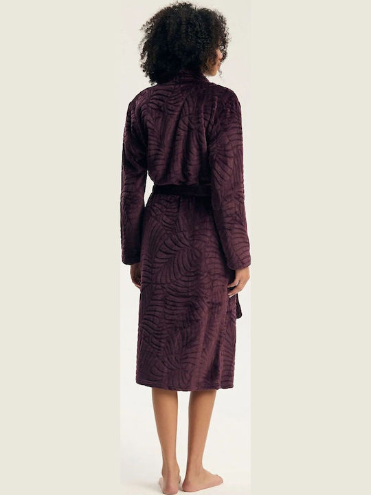 Henderson Henderson Sommer Damen Baumwollene Robe Lila