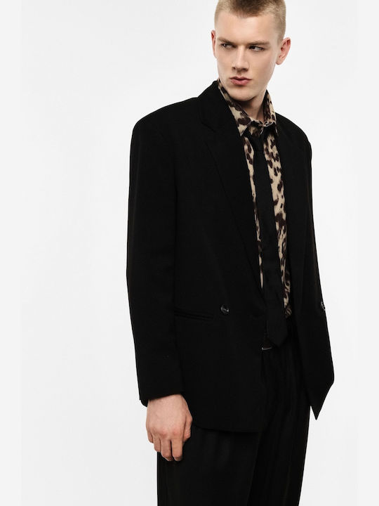 Men's Baggy Black Trousers