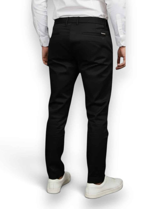 Men's Trousers with Straight Leg Black
