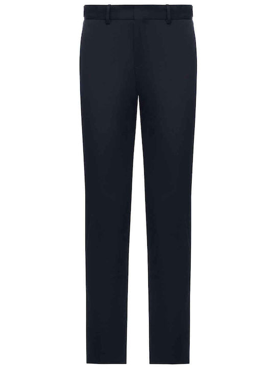 Herrenhose Elastisch Slim Fit Marineblau