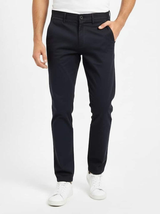 Men's Trousers with Straight Leg Navy Blue