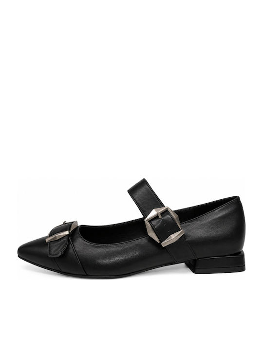 Damen Ballerinas Schwarz