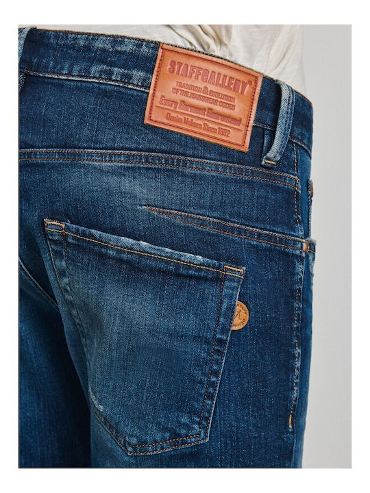 Herren Jeanshosen Navy Blau