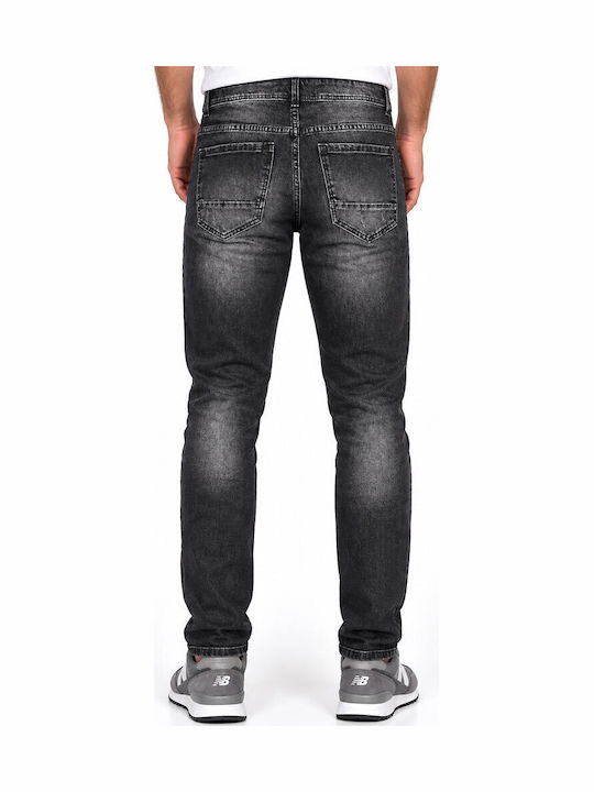Men's Slim Fit Black Jeans Pants