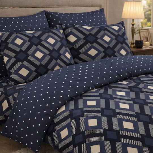 My Home Luxury Bettbezüge Set Einheiten 160x240cm Blau My Home Luxury Bettbezüge Set Einheiten 160x240cm Blau