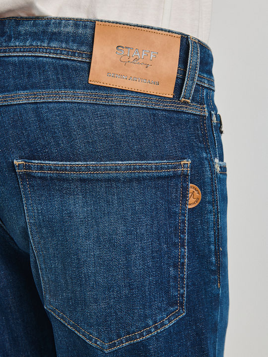 Men's Slim Fit Blue Jeans Pants