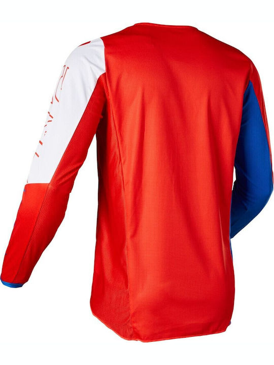 Fox 180 Skew Tricou Pentru Bărbați Motocross Mânecă Lungă Culoare Albă