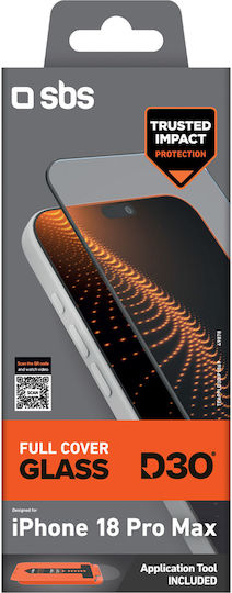 Sbs D3o Full Cover Glass Iphone 18 Pro Max Applicator Teappld3oip1869