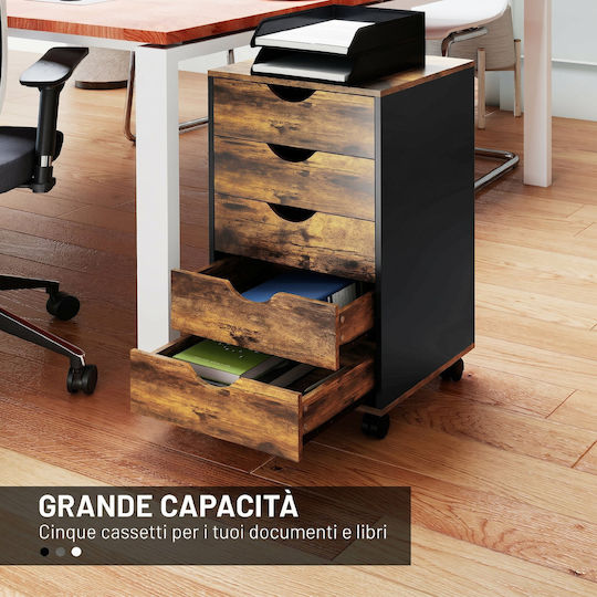 Sertar De Birou Din MDF Maro 40x40x67cm