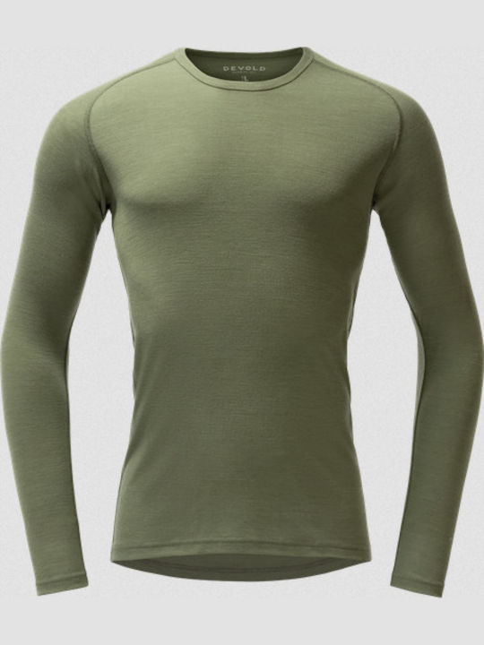 Devold Men's Thermal Long-Sleeved Shirt Green