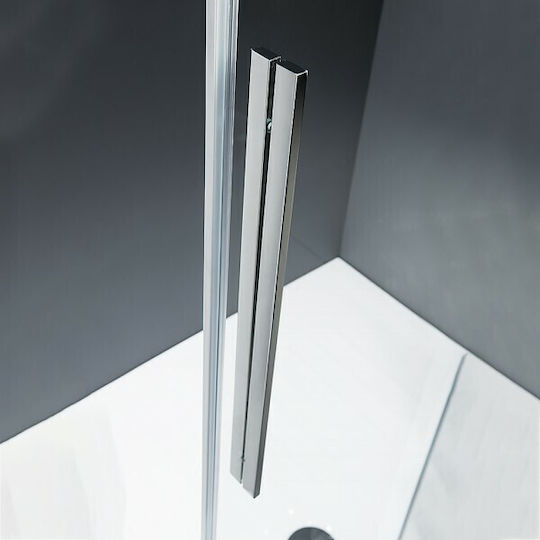 Devon Flow Σταθερό Πλαϊνό Ντουζιέρας 167-171x195cm Clean Glass Chrome Devon Flow Σταθερό Πλαϊνό Ντουζιέρας 167-171x195cm Clean Glass Chrome