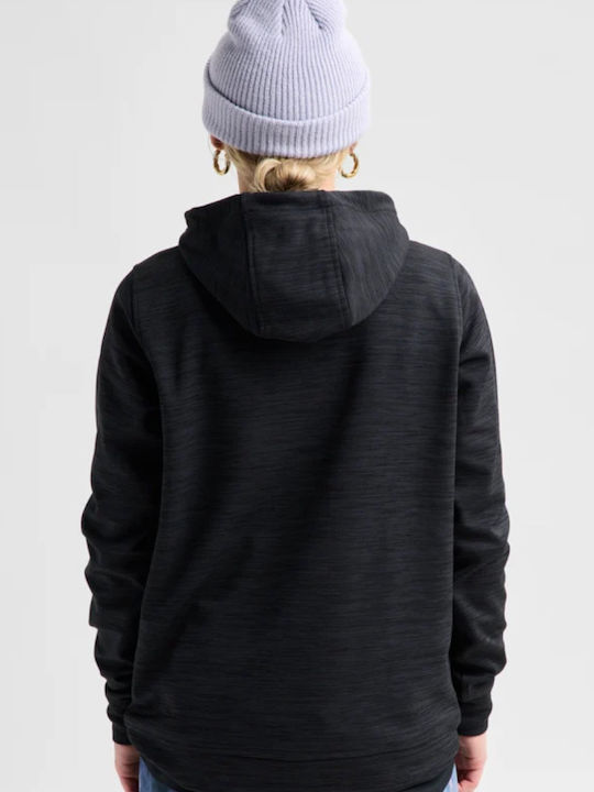 Oak Women's Hooded Sweatshirt True Black Heather