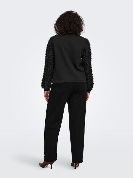 Long Women's Black Sweatshirt