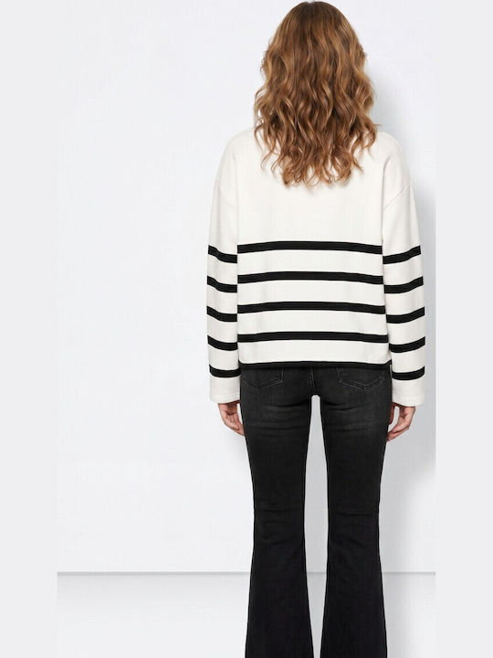 Long Women's Sweatshirt Ecru