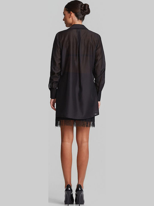 High Waist Mini Skirt Black