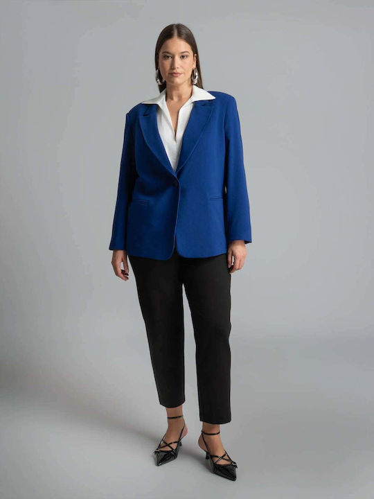 Mat Fashion Blazer für Damen Blau 0039.4508.NETTO-royal-blau