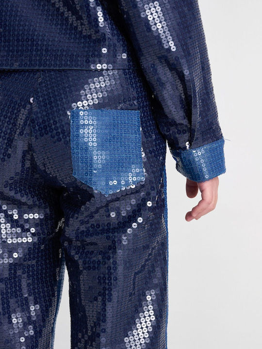 Two In A Castle Kids' Jeans Trousers Blue