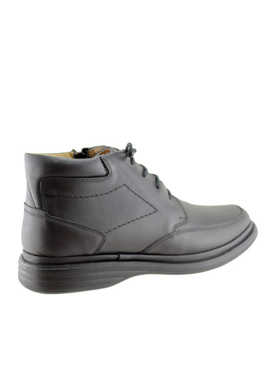 Deri Anatomisch Herrenstiefel Schwarz