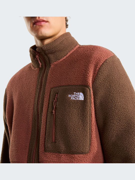 Yumiori Full Men's Fleece Jacket Copper Silt/smokey Brown