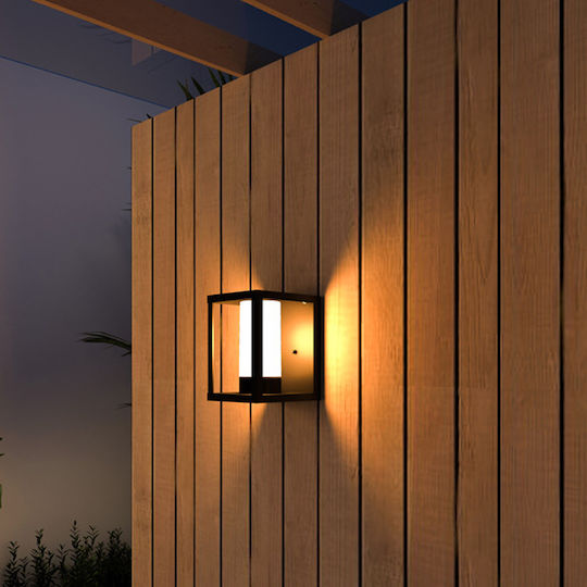 Calex Επιτοίχιο Εξωτερικό Φαναράκι LED IP54 4W με Θερμό Λευκό Φως Διπλής Δέσμης