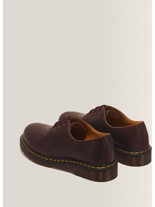 1461 3 Eye Leather Men's Casual Shoes Brown