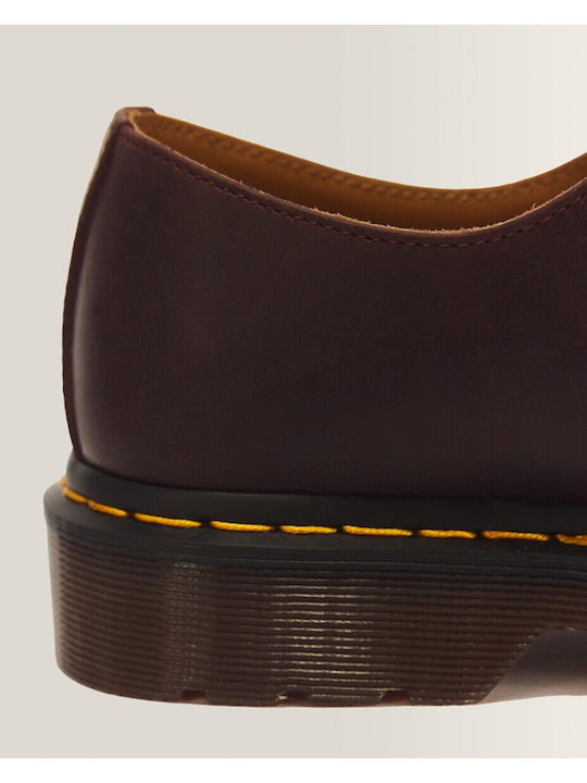 1461 3 Eye Leather Men's Casual Shoes Brown