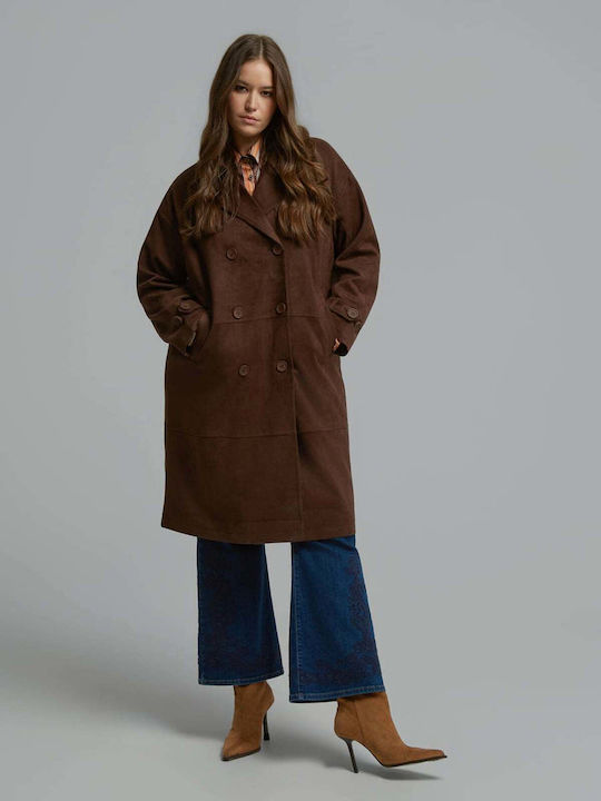 Palton Dama Maro 8603.4031.N-brown