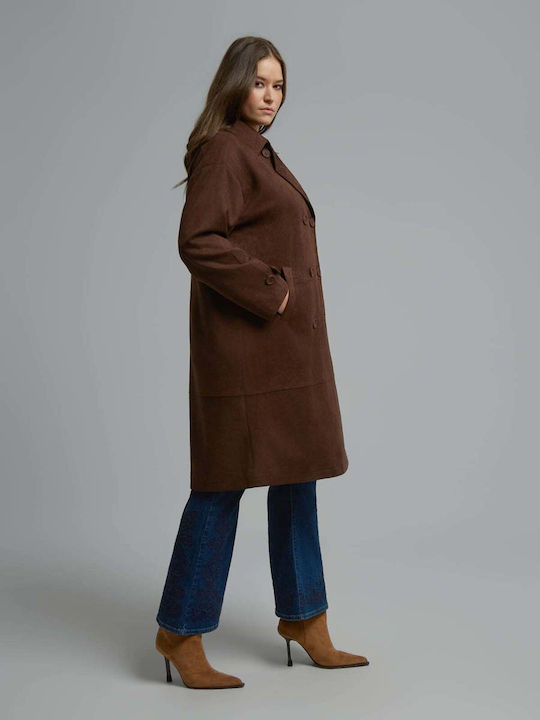 Palton Dama Maro 8603.4031.N-brown