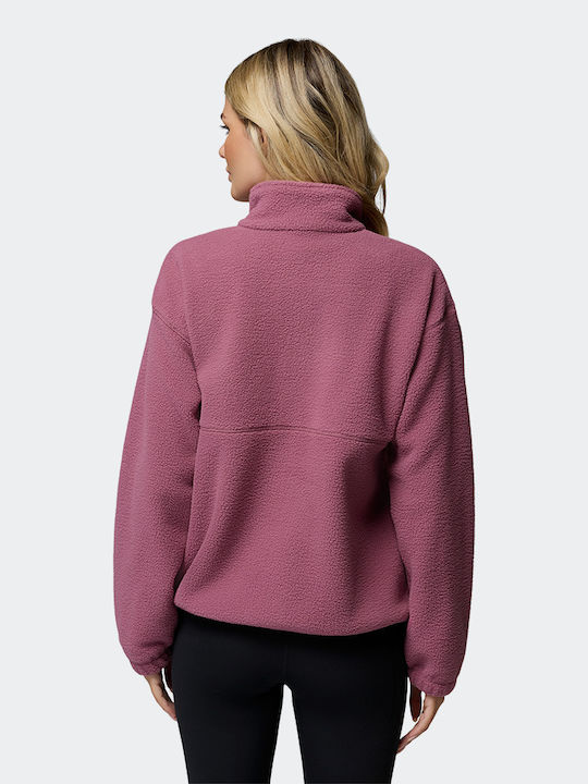 Damen Sportliche Strickjacke Rosa