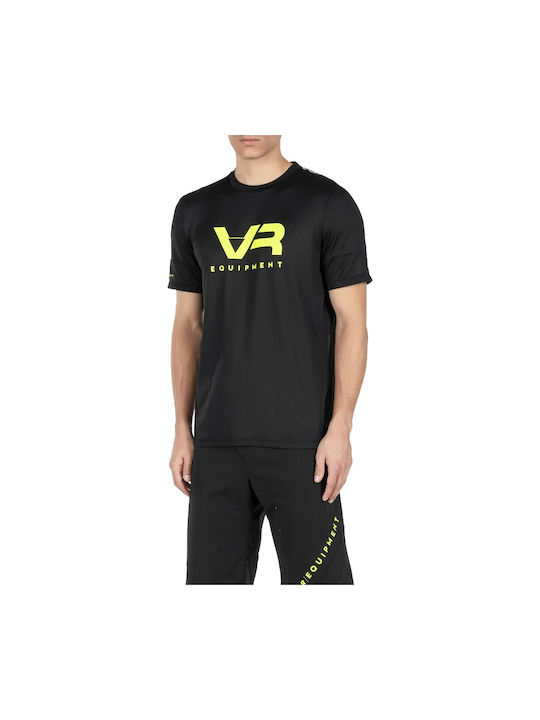 VR46 Мъжка Къс Ръкав Колоездене Блуза Планинско Колело Черна
