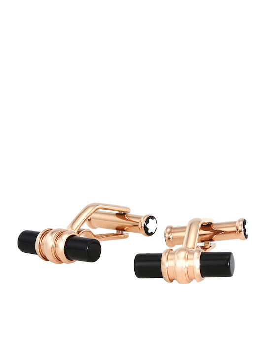 MontBlanc Twins Butoni din Otel in Culoare Rose Gold MontBlanc Twins Butoni din Otel in Culoare Rose Gold
