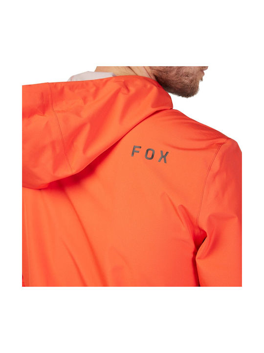 Fox Ranger Men's Waterproof Cycling Windbreaker Jacket Long Sleeve Orange