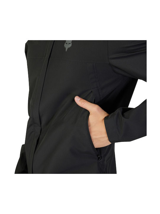 Fox Ranger Men's Waterproof Cycling Windbreaker Jacket Long Sleeve Black