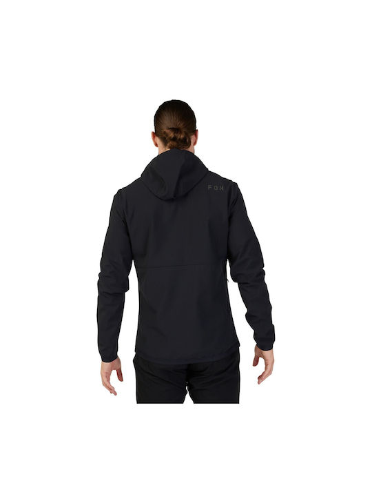 Fox Ranger Fire Men's Waterproof Cycling Windbreaker Jacket Long Sleeve Black