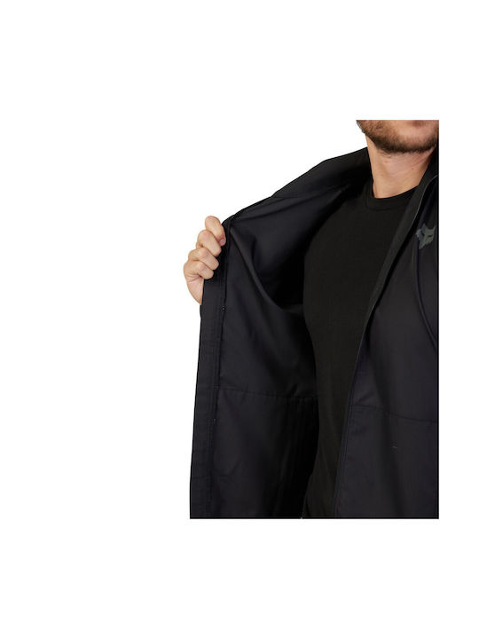 Fox Ranger Wind Men's Cycling Windbreaker Jacket Long Sleeve Black