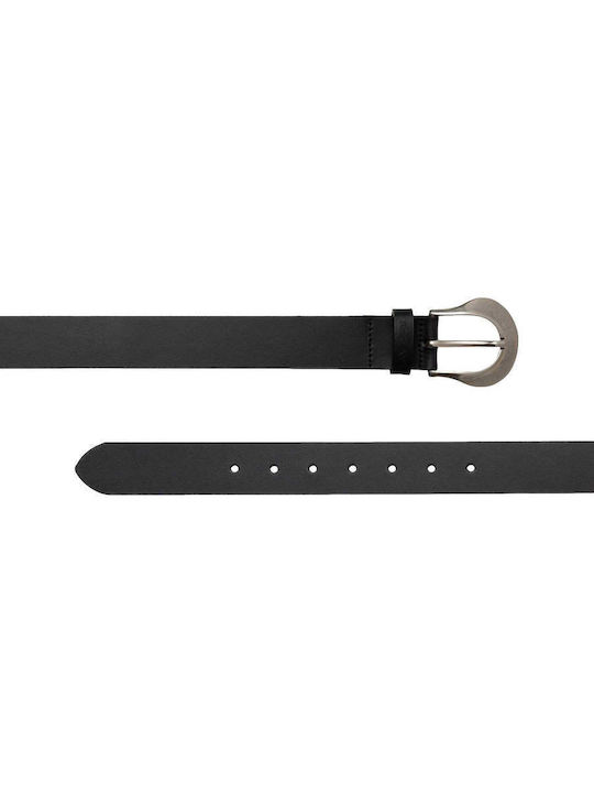 Leather Women's Belt Black
