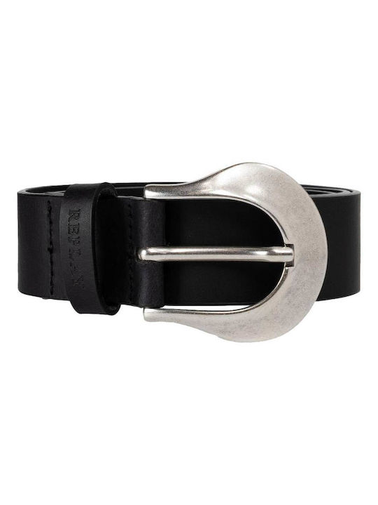 Leather Women's Belt Black