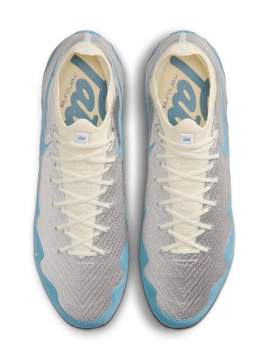 Nike Mercurial Zoom Vapor 16 Elite SE X Patta Fußballschuhe mit Stollen Türkis